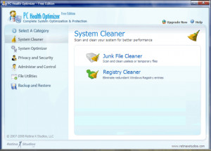 PC Health Optimizer - náhled