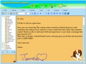 Colorful Email Creator - náhled