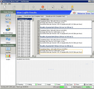 Webserver Stress Tool  - náhled