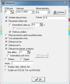 Vážní lístek - náhled