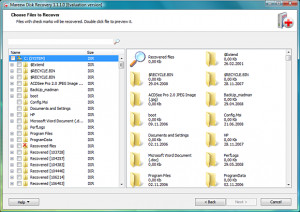 Mareew Disk Recovery - náhled