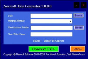 Neswolf File Converter - náhled
