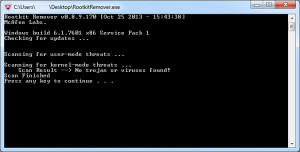 Rootkit Remover - náhled