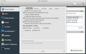 Mac App Blocker - náhled
