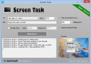 Screen Task - náhled