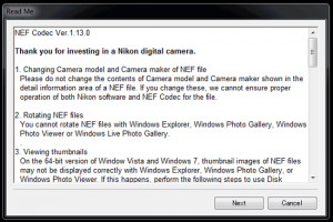 Nikon NEF Codec - náhled