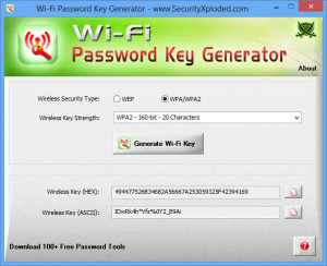 Wi-Fi Password Key Generator - náhled