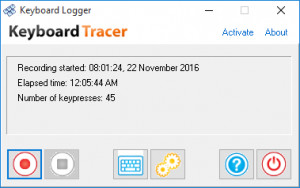 Keyboard Tracer - náhled