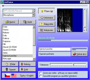 JetVoice - náhled