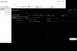 Redis Studio - náhled