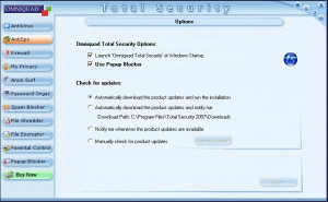 Omniquad Personal Firewall - náhled