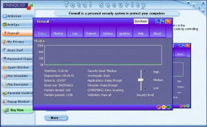 Omniquad Personal Firewall - náhled