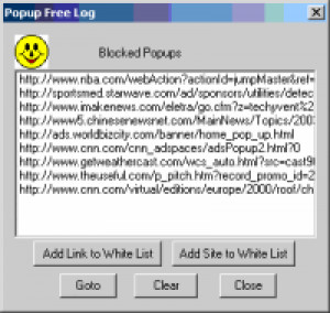 Popup Free - náhled
