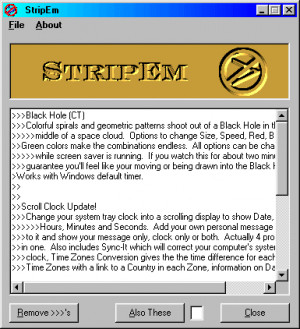 StripEm - náhled