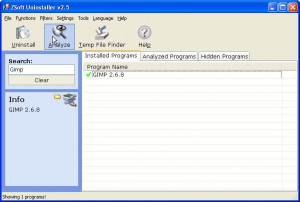 ZSoft Uninstaller - náhled