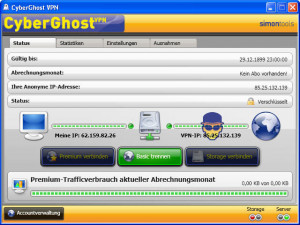 CyberGhost VPN Basic - náhled