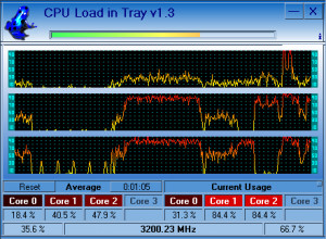 CPU Load in Tray - náhled