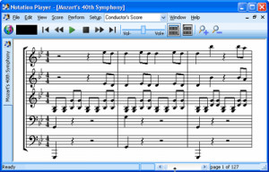 Notation Player - náhled