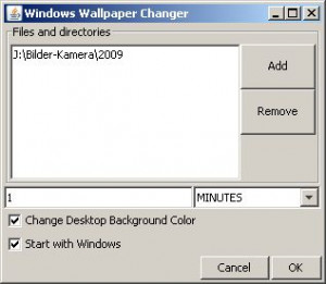 Windows Wallpaper Changer - náhled