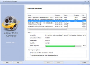 All Free Video Converter - náhled
