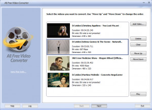 All Free Video Converter - náhled