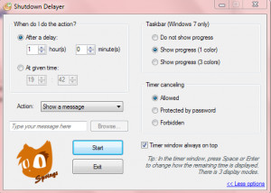 Shutdown Delayer - náhled