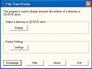 File Tree Printer - náhled