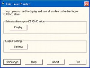 File Tree Printer - náhled