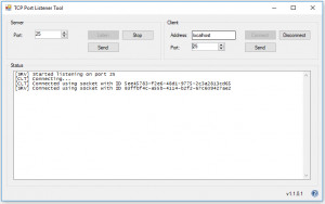TCP Port Listener Tool - náhled