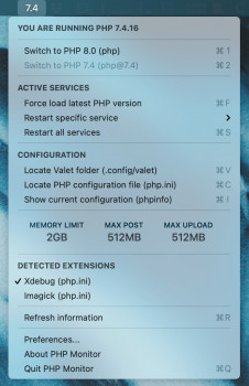 PHP Monitor - náhled