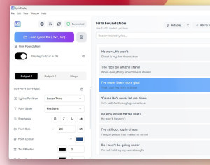 LyricDisplay - náhled