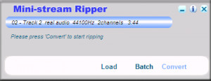 Mini-stream Ripper - náhled
