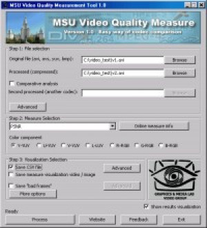 MSU Video Quality Measurement Tool - náhled