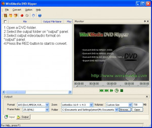 WinXMedia DVD Audio Ripper - náhled