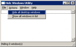 Hide Windows - náhled