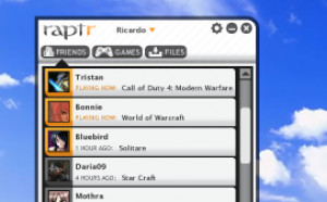 Raptr Client - náhled