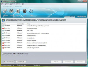 Ashampoo Core Tuner - náhled