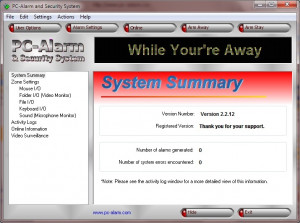 PC-Alarm and Security System - náhled