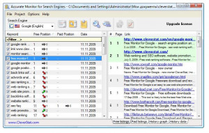 Accurate Monitor for Search Engines - náhled