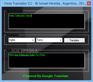 Fenix Translator - náhled