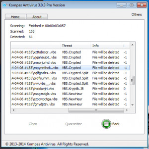 Kompas Antivirus - náhled