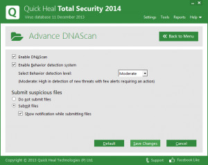 Quick Heal Total Security - náhled