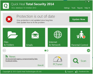 Quick Heal Total Security - náhled
