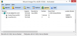 Mount Forensic Images - náhled