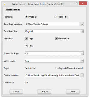 flickr downloadr - náhled