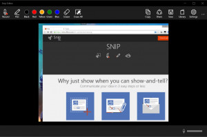 Microsoft Snip - náhled