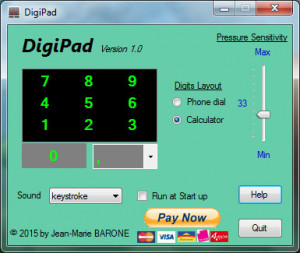 DigiPad - náhled