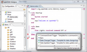 openHAB Designer - náhled