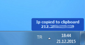 Copy IP - náhled