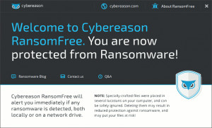 Cybereason RansomFree - náhled